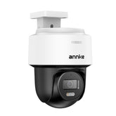 ANNKE 3K Mini PT Speed Dome PoE Security Camera, Smart Dual Light Night Vision, 345° Pan & 80° Tilt, Human Detection & Auto-tracking Lite, Two-Way Audio